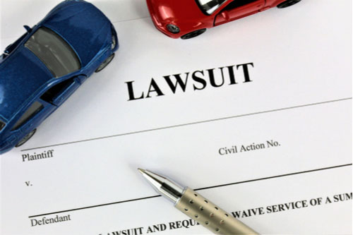 toy cars on lawsuit filed by a car accident lawyer in Douglasville