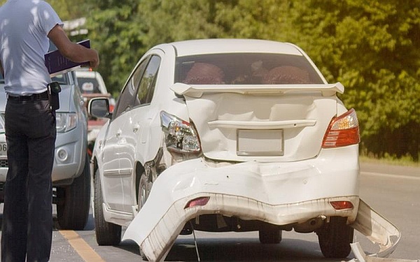 Car crash, concept image for Union City car accident lawyer