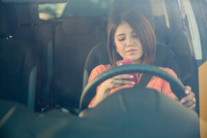 Distracted driving from texting