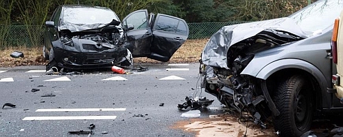 A car crash in Union City, Georgia